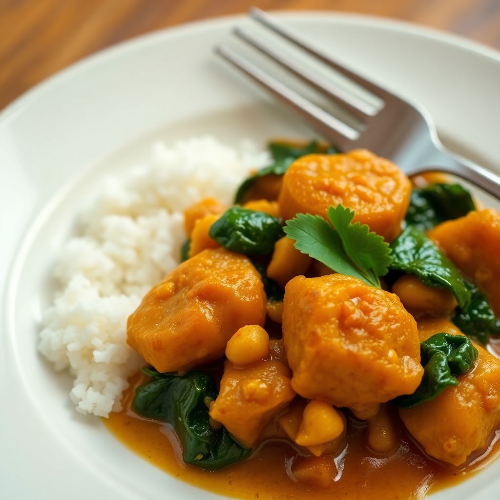Traditioneller Couscous-Eintopf mit Kürbis & Karotten und Hähnchen