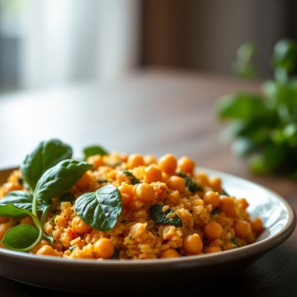 Traditioneller Couscous-Eintopf mit Zucchini & Auberginen und Kichererbsen