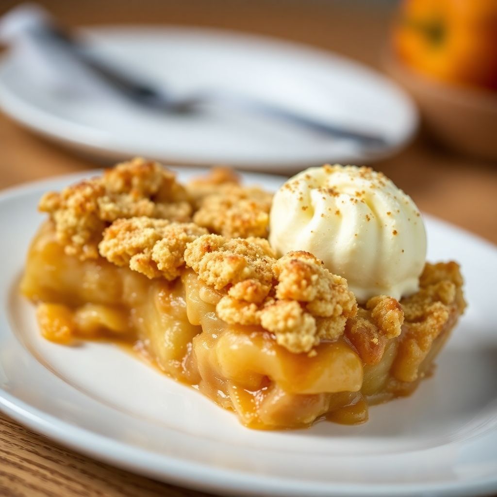 Warmer Apfel-Crumble