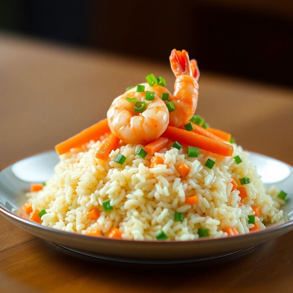 Rotes Thai-Curry mit Garnelen und Paprika