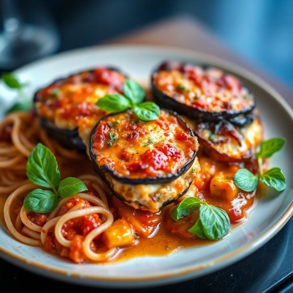 Auberginen-Auflauf (Parmigiana)