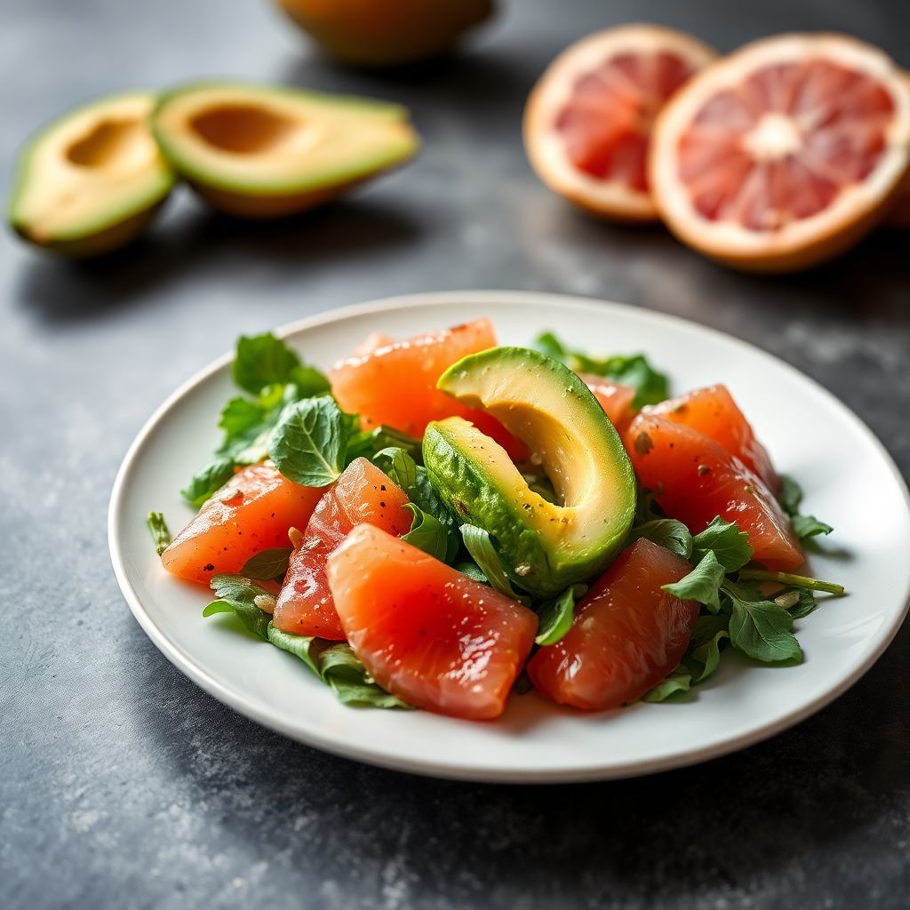 Avocado-Grapefruit-Salat