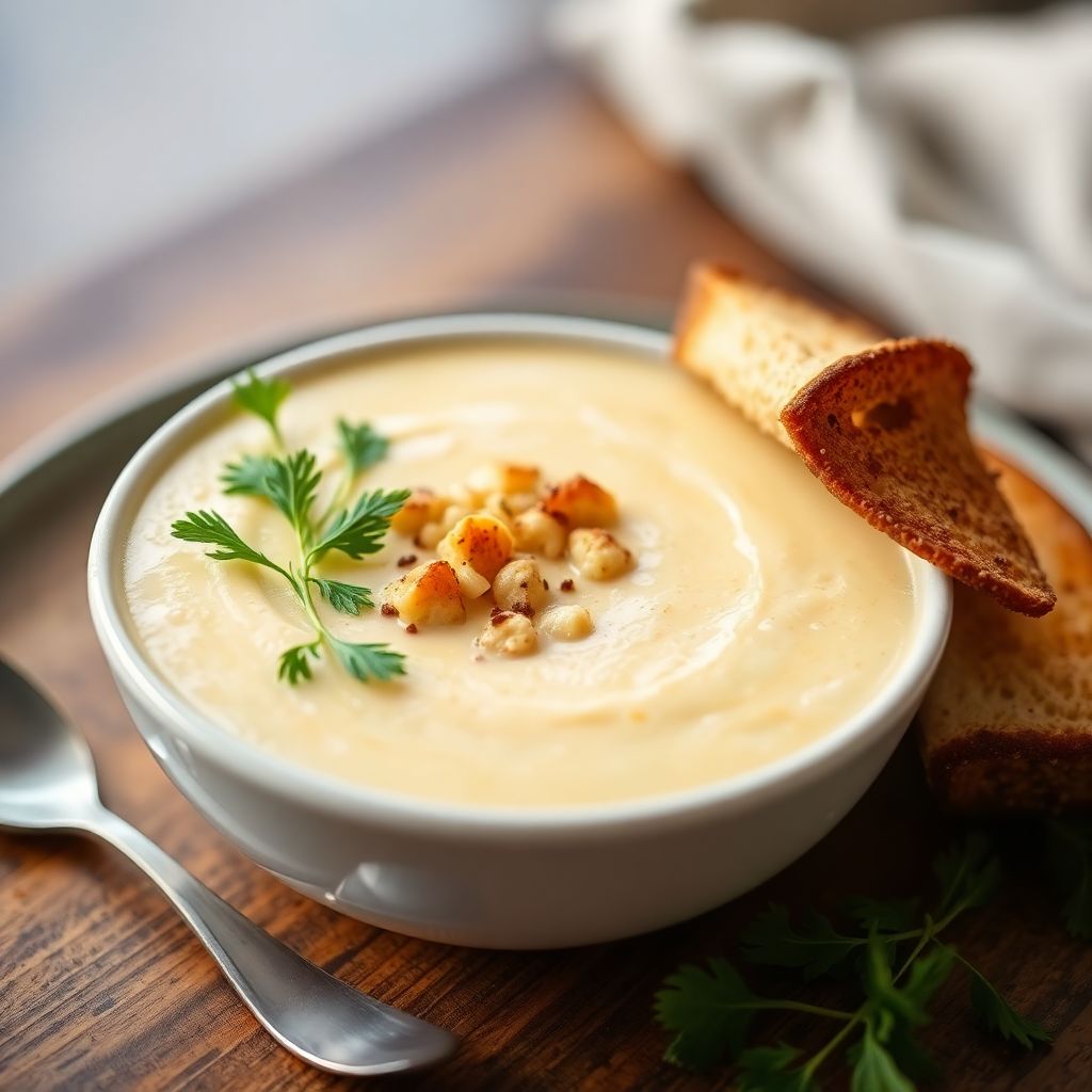 Feine Blumenkohlsuppe