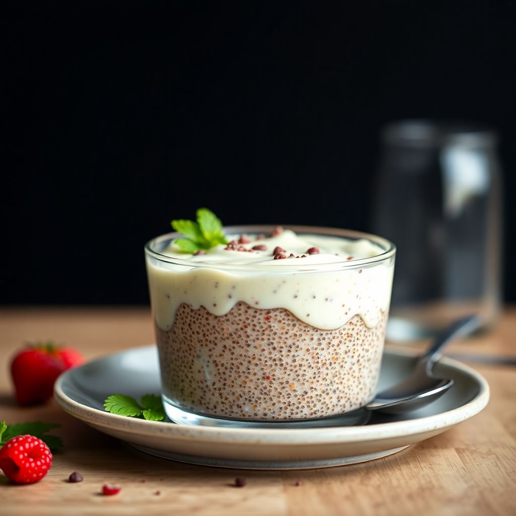 Veganer Chia-Pudding