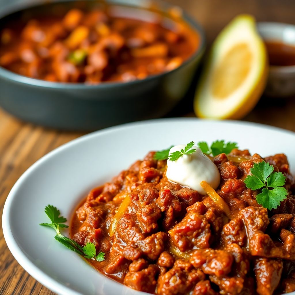 Veganes Chili sin Carne