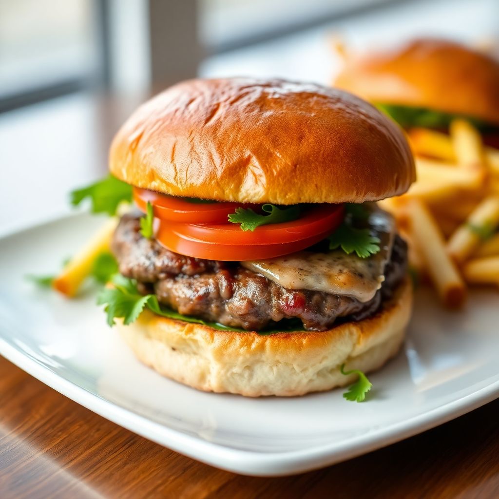 Klassischer Rinder-Burger