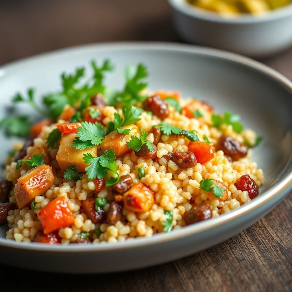 Marokkanische Couscous-Pfanne