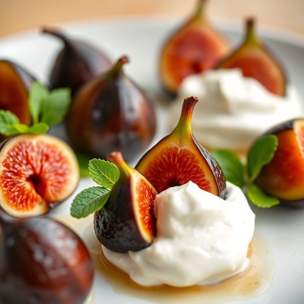 Feigen mit Mascarpone-Creme