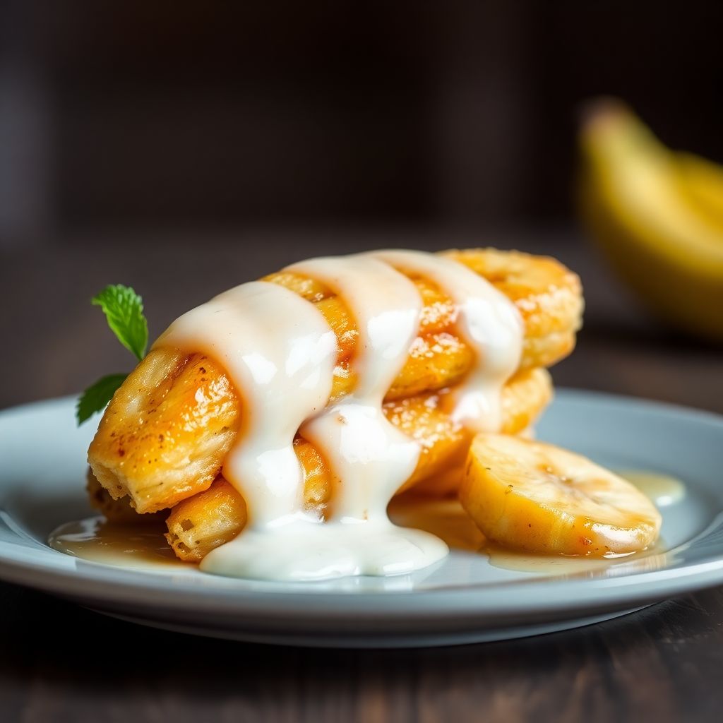 Gebackene Honig-Bananen
