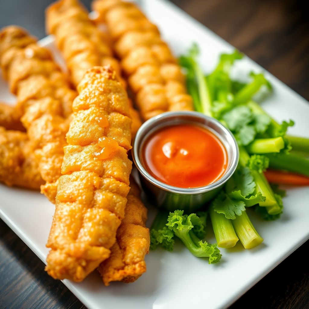 Tempura-Gemüse mit Dip