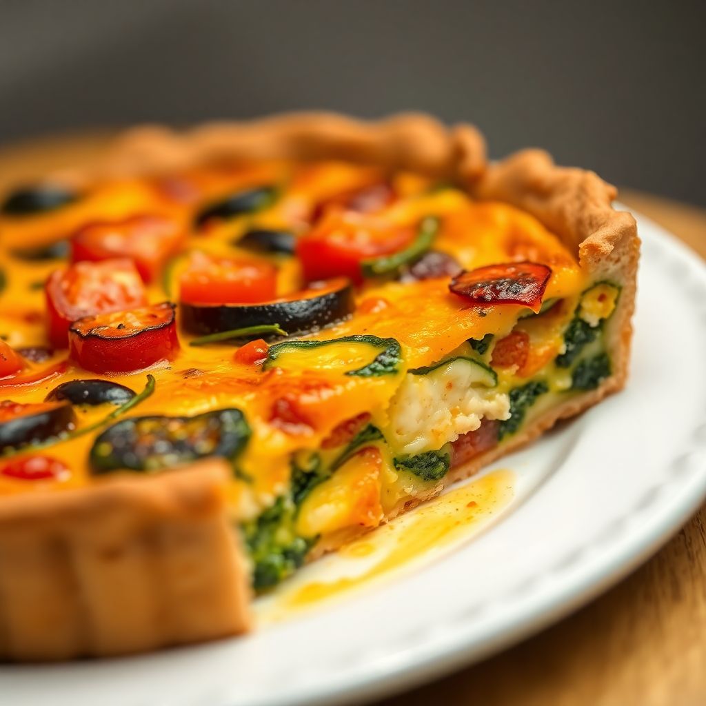 Bunte Gemüse-Quiche