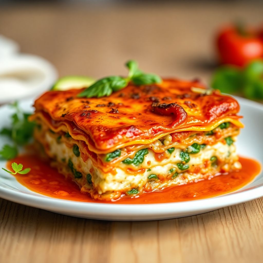 Vegetarische Gemüselasagne