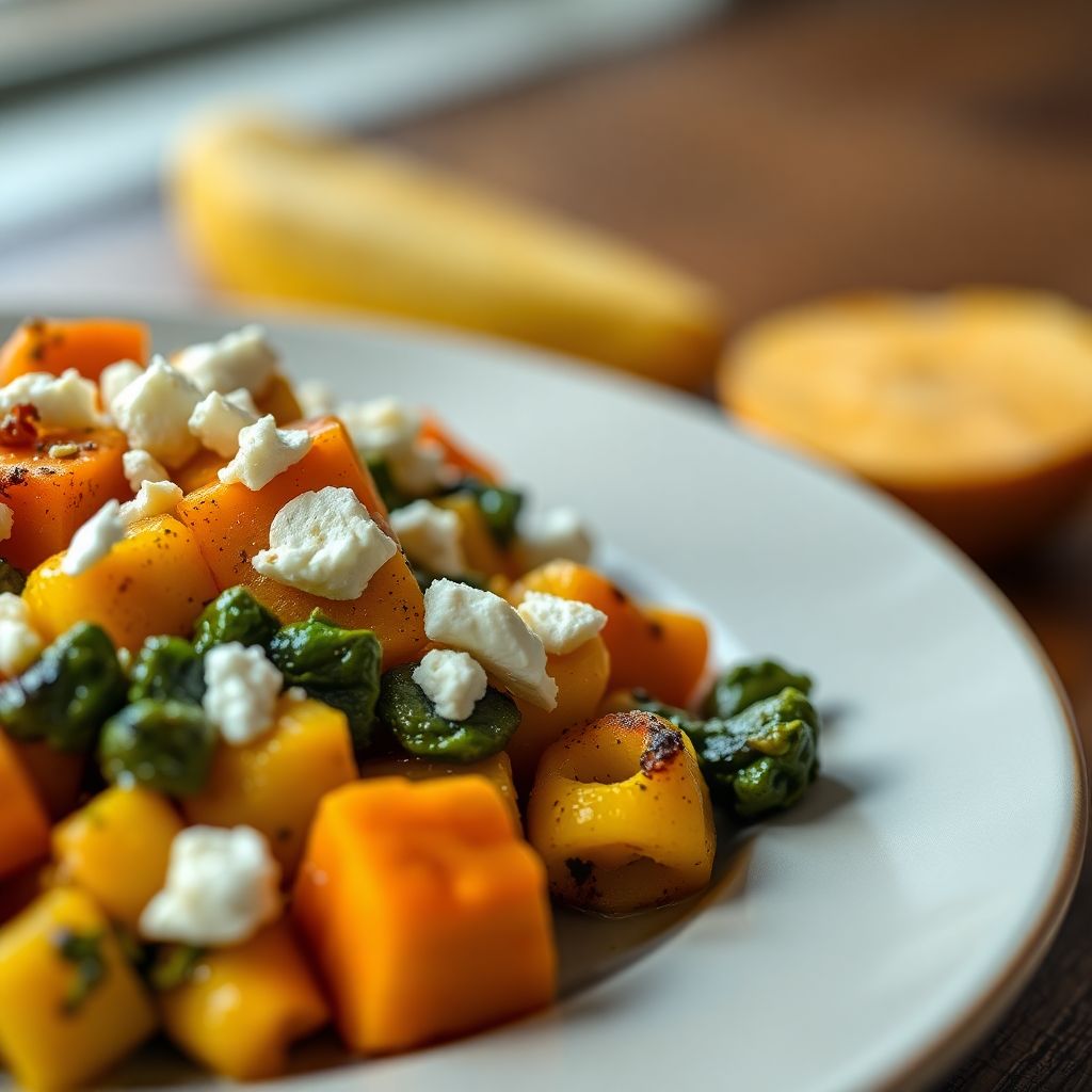 Gnocchi mit Kürbis und Feta