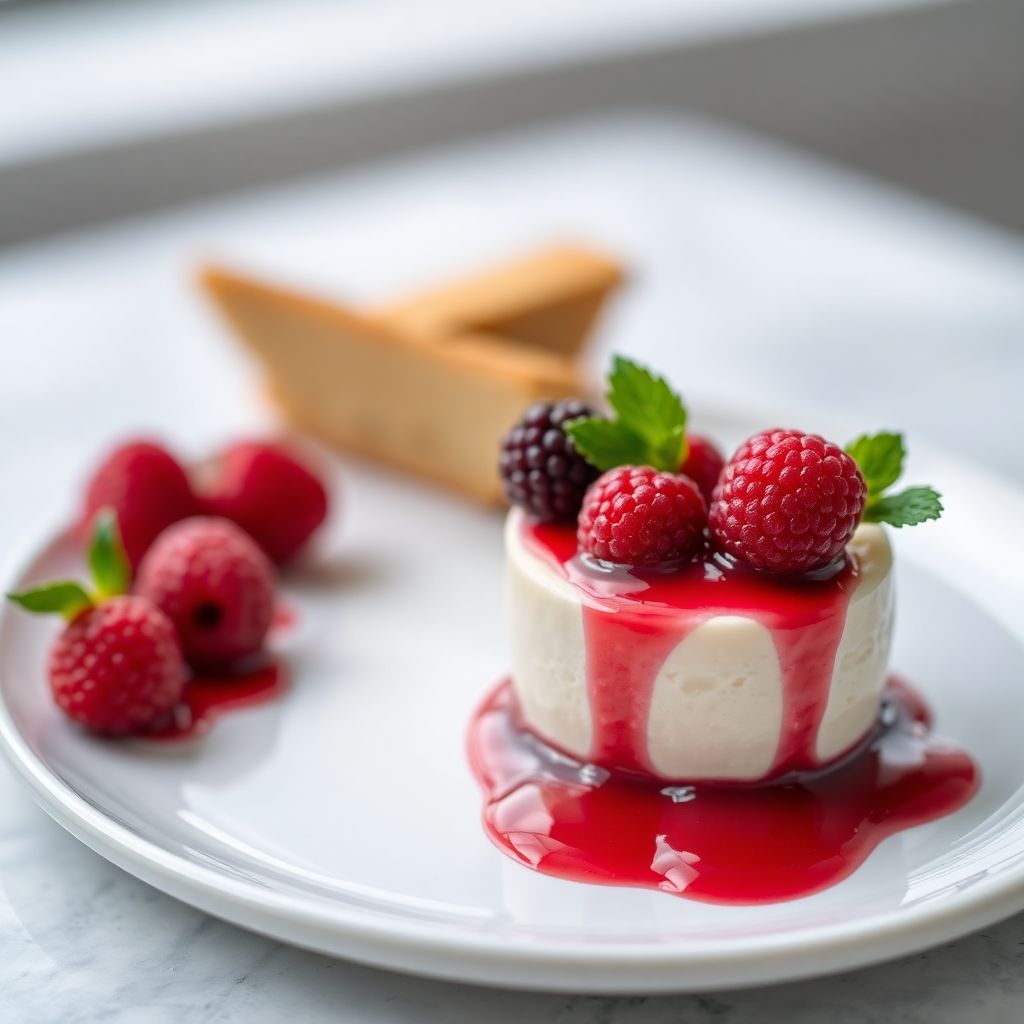 Himbeer-Quark-Dessert