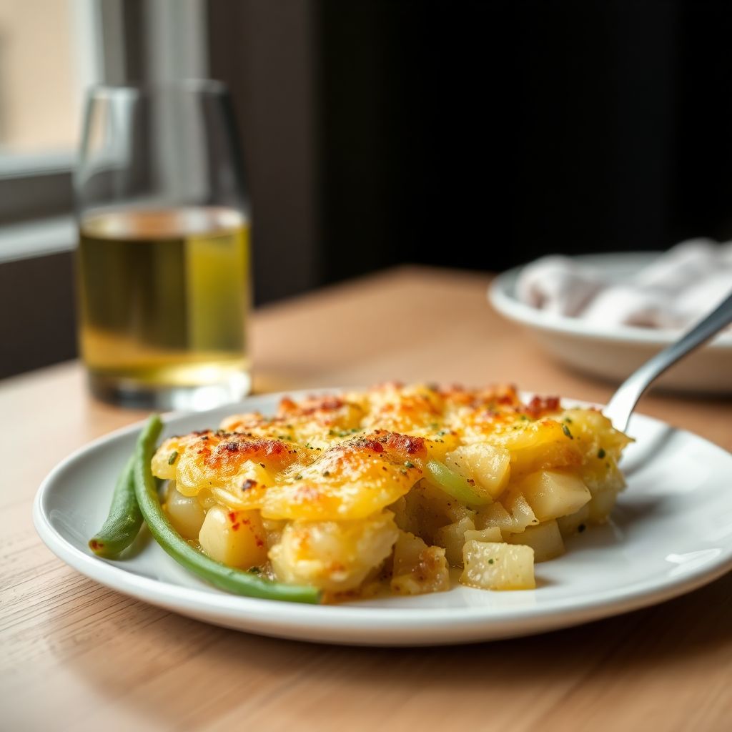 Kartoffel-Lauch-Gratin