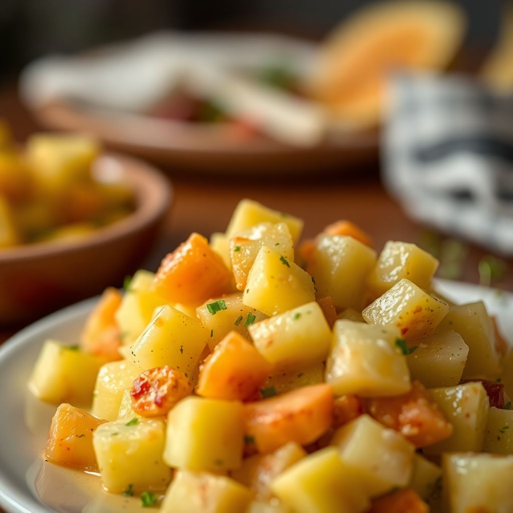 Lauwarmer Kartoffelsalat
