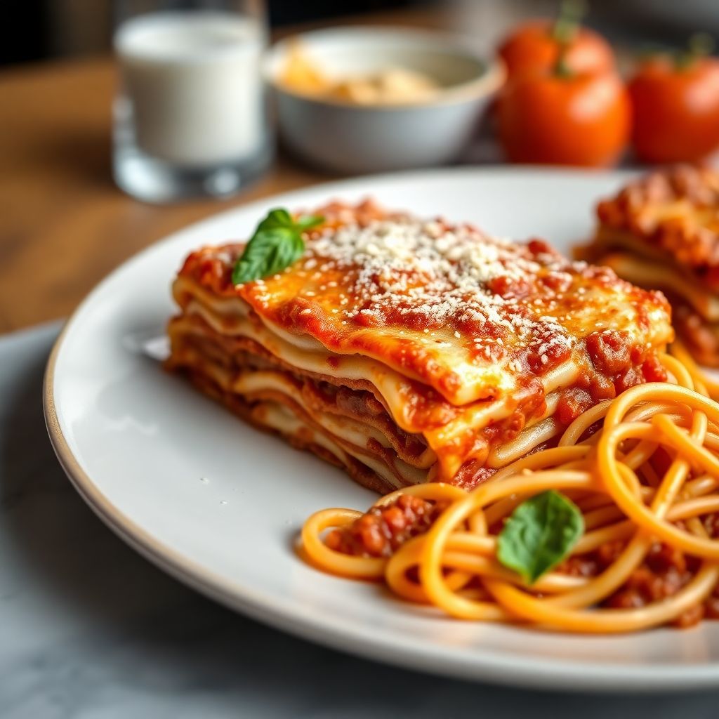 Klassische Lasagne Bolognese