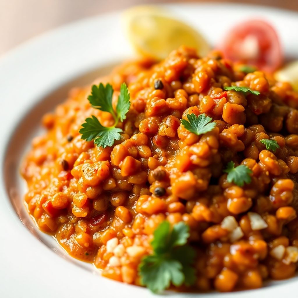 Indisches Rotes Linsen-Dal
