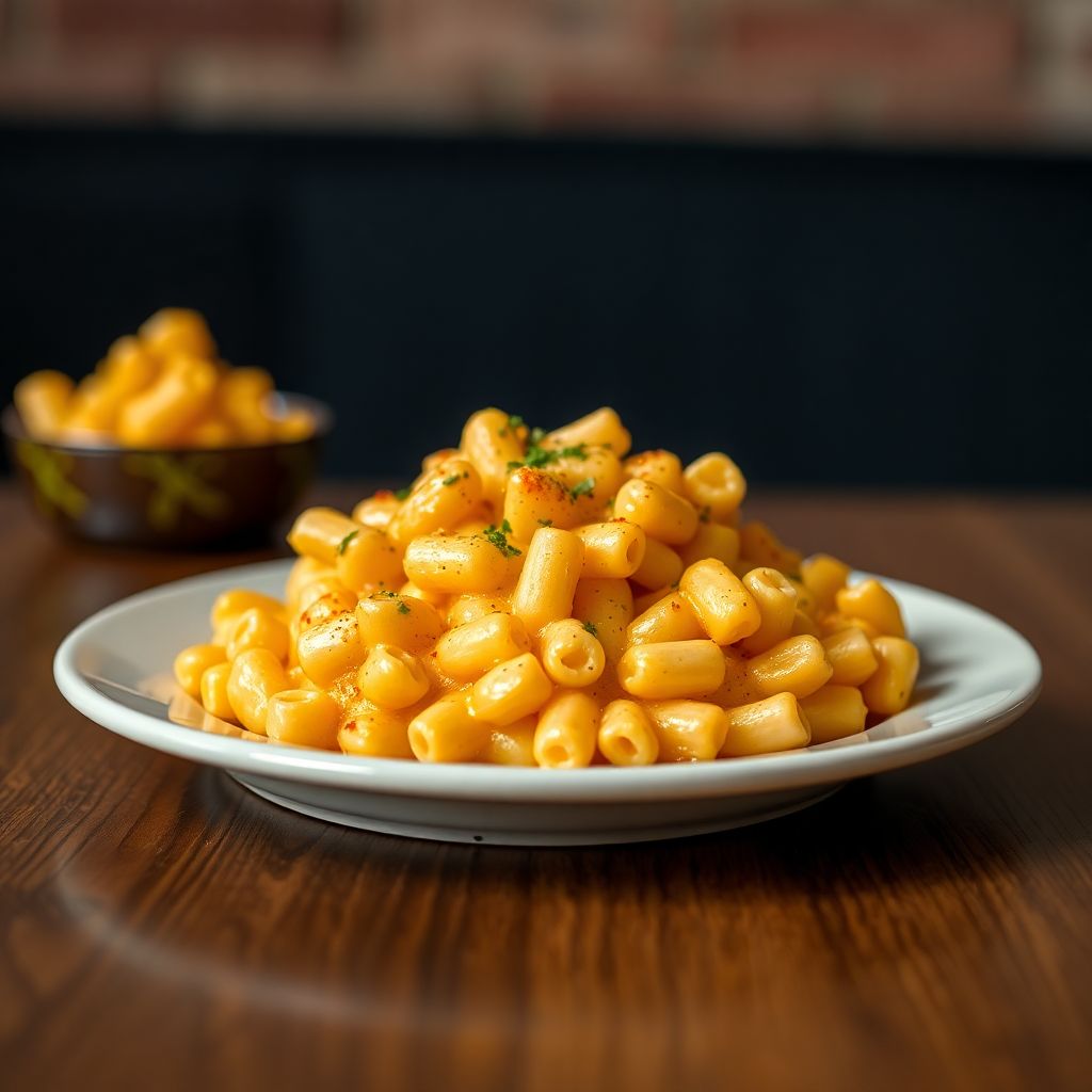 Amerikanische Mac and Cheese