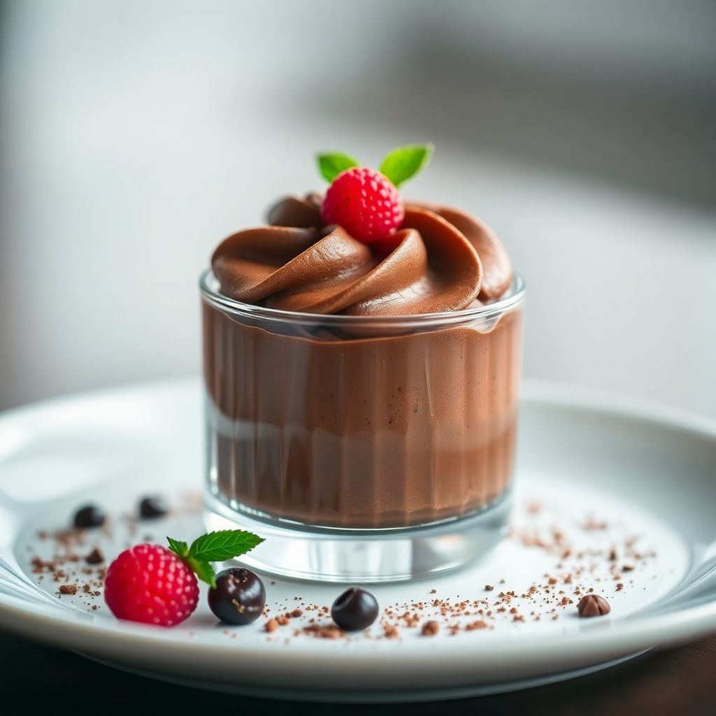 Luftige Mousse au Chocolat