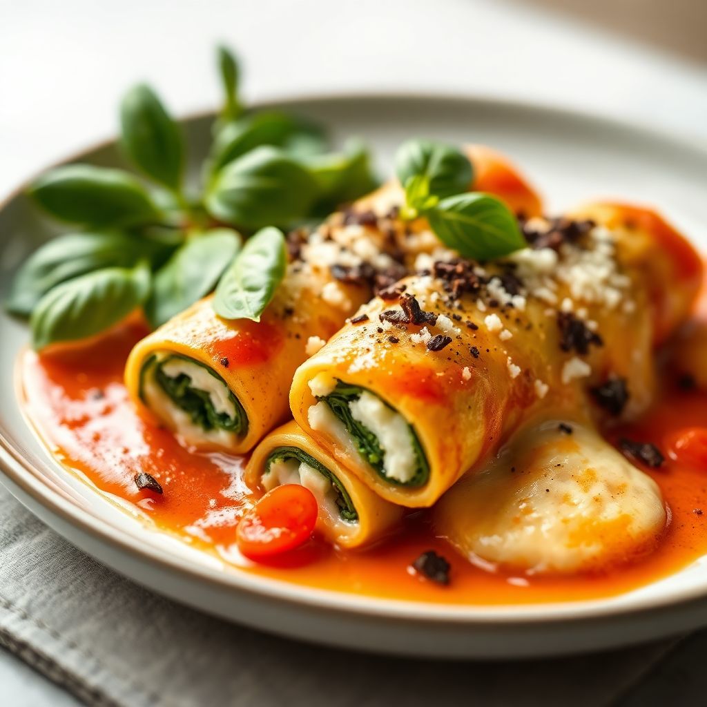 Spinat-Ricotta-Cannelloni