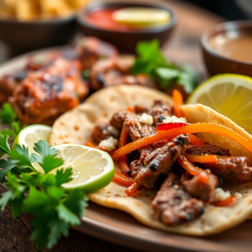 Mexikanische Rinder-Fajitas