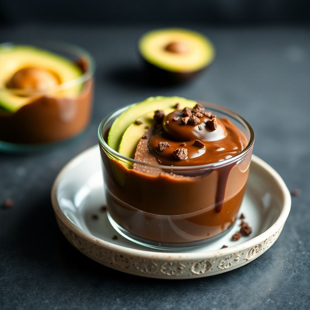 Cremiger Avocado-Schoko-Pudding