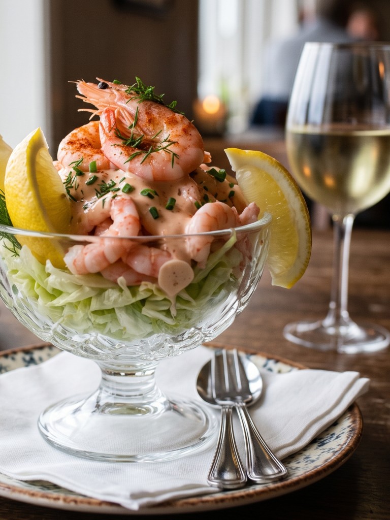 Klassischer Shrimpcocktail