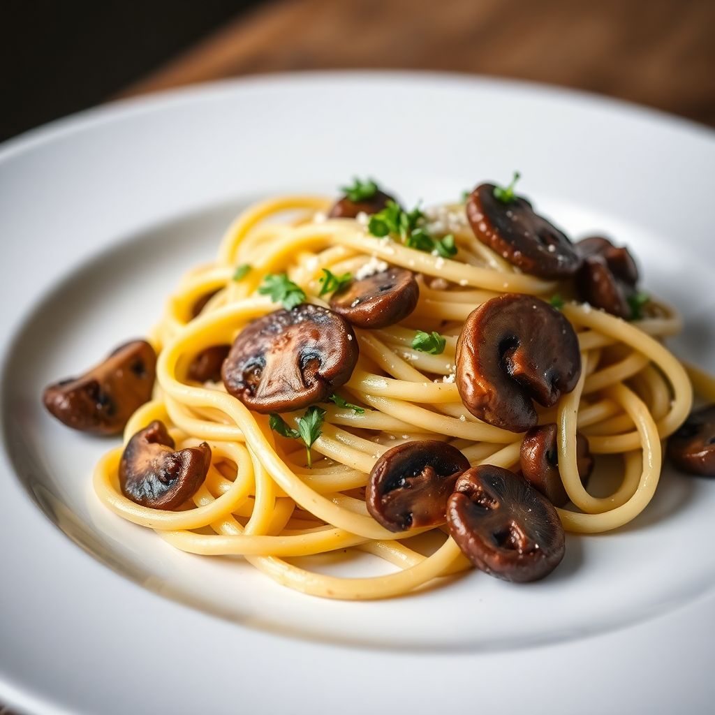 Tagliatelle mit Waldpilzen