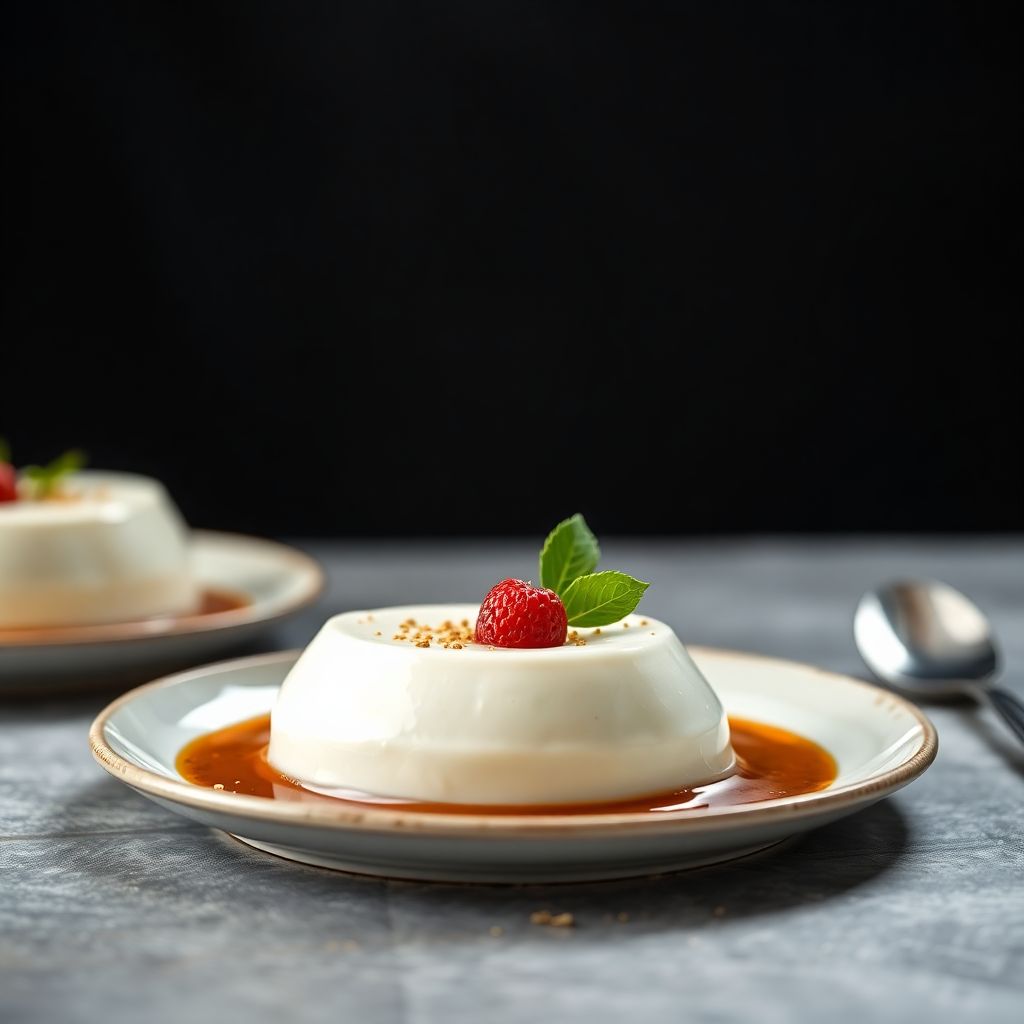 Vegane Kokos-Panna-Cotta